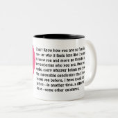 Ik hou van je uit het hart tweekleurige koffiemok (Voorkant rechts)