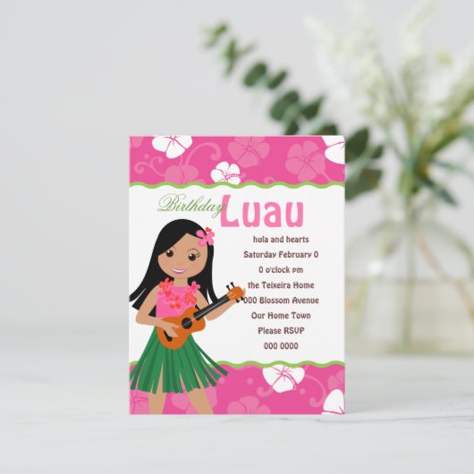 Ik hou van je, Ukulele! Kaart (Staand voorkant)