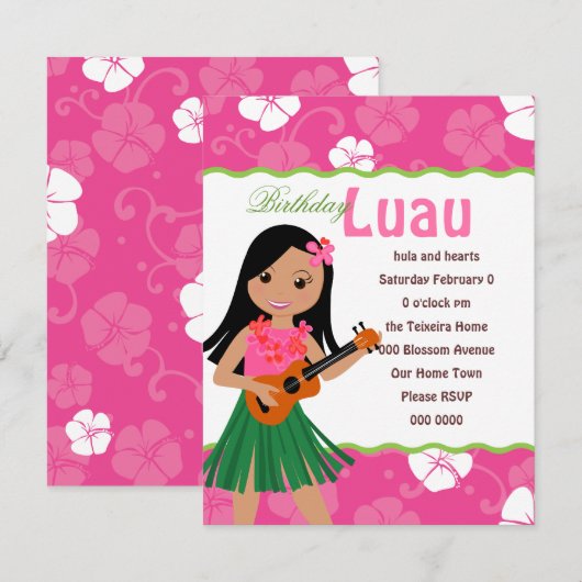 Ik hou van je, Ukulele! Kaart (Voorkant / Achterkant)