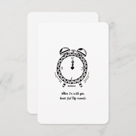 Ik hou van je, uren voelt als seconden, platte Kaa (Voorkant / Achterkant)