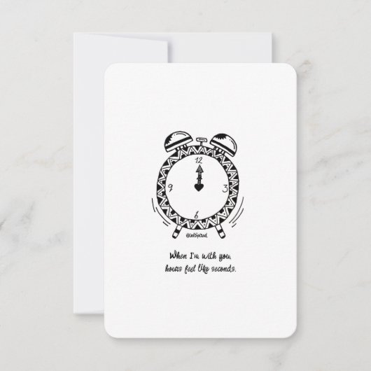 Ik hou van je, uren voelt als seconden, platte Kaa (Voorkant)