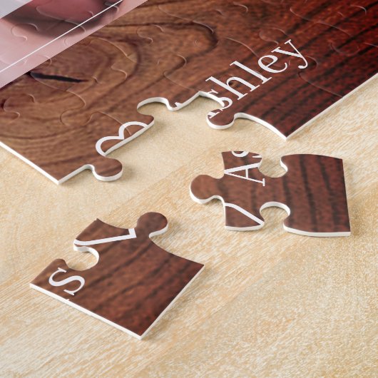 Ik hou van je vader Aangepaste foto Vaderdag Cadea Legpuzzel (Zijkant)