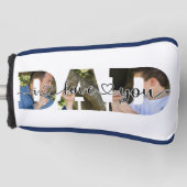 Ik hou van je vader en zoon die familie sparen Fot Golfheadcover (Voorkant)