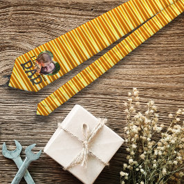 Ik hou van je vader foto fel geel stropdas