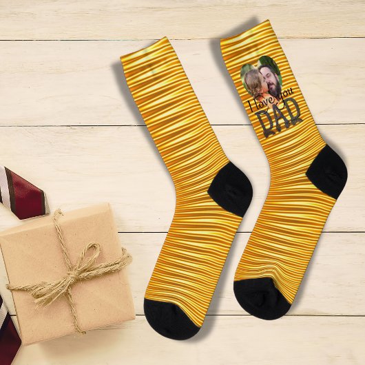 Ik hou van je vader foto heldere sokken