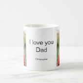Ik hou van je vader foto koffiemok (Center)