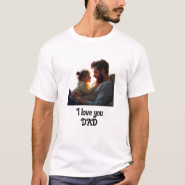 Ik hou van je vader - hartverwarmende vader t-shirt