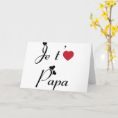 Ik hou van je vader kaart (Gele Bloem)