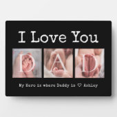 Ik hou van je vader Keepaardse Multi Foto Fotoplaat (voorkant)
