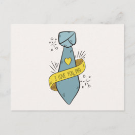 Ik hou van je vader Vaderdag | BRIEFKAART