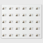 Ik hou van je vader vaderdag elegante foto tekst t cadeaupapier (Vlak)