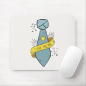 Ik hou van je vader Vaderdag | Muismat (Met muis)