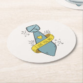 Ik hou van je vader Vaderdag | Onderzetter (Gebogen)