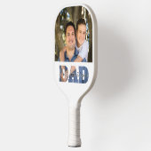 Ik hou van je vader Vaderdag Quote Son Father Foto Pickleball Paddle (Links)