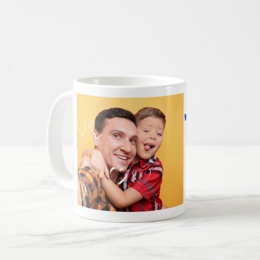 Ik hou van je Vader Vaders Dag Gift Koffie Mok (Voorkant links)