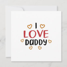 Ik hou van je vader wenskaart | Gelukkige Vaderdag Kaart