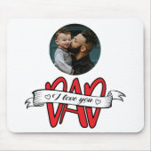 Ik hou van je Vaderdag Muismat (Voorkant)