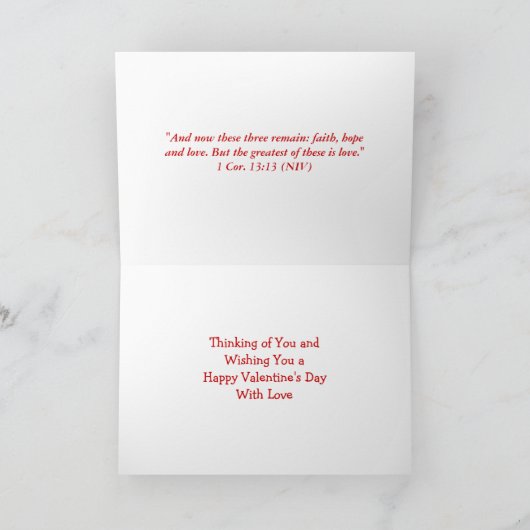 Ik hou van je Valentijn kaart