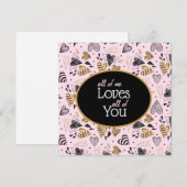 Ik hou van je Valentijn Kaart (Voorkant / Achterkant)