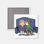 Ik hou van je Valentijn Magneet (Voorkant / Achterkant)