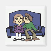 Ik hou van je Valentijn Magneet (Voorkant)