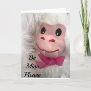 Ik hou van je VALENTIJN "MEER DAN BANANA" Feestdagen Kaart