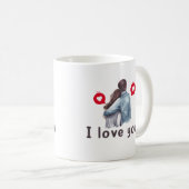 Ik hou van je valentijn mokken design (Voorkant rechts)