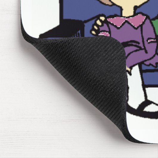 Ik hou van je Valentijn Muismat (Hoek)