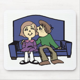 Ik hou van je Valentijn Muismat