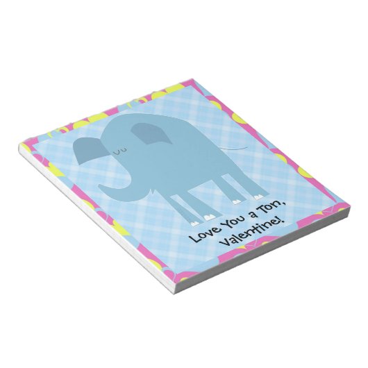 Ik hou van je, Valentijn Notitieblok (Schuin)