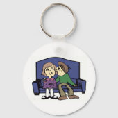 Ik hou van je Valentijn Sleutelhanger (Voorkant)