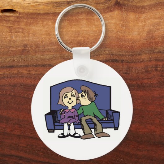 Ik hou van je Valentijn Sleutelhanger (Voorkant)