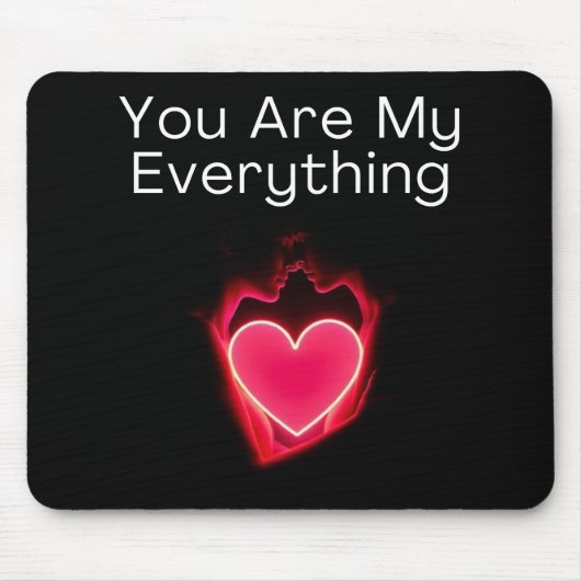 Ik hou van je valentijn trending Mousepad design Muismat (Voorkant)