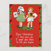 Ik hou van je VALENTIJN |  VALENTIJN BRIEFKAART (Voorkant)