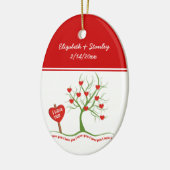 Ik hou van je Valentijn's Day custom ornament (Links)
