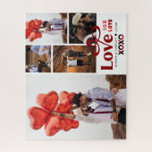 Ik hou van je. | Valentijnsdag 5 Foto-collage Legpuzzel (Verticaal)