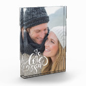 Ik hou van je. Valentijnsdag Aangepast Fotoblokken (Links)