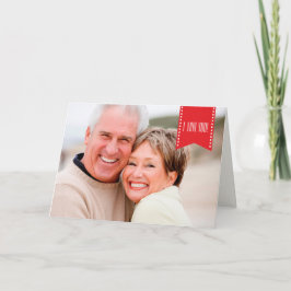 Ik hou van je. Valentijnsdag aangepaste foto Feestdagen Kaart