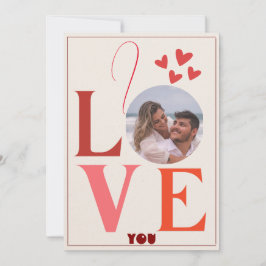 Ik hou van je Valentijnsdag cadeau Kaart