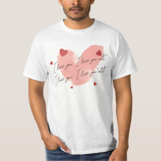 Ik hou van je, Valentijnsdag cadeau T-shirt