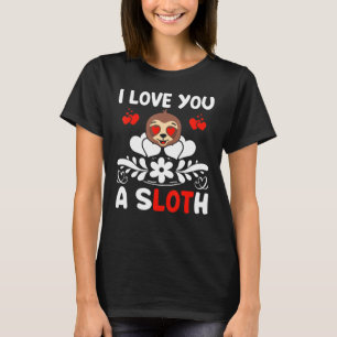 Ik hou van je Valentijnsdag Couple Laz T-shirt