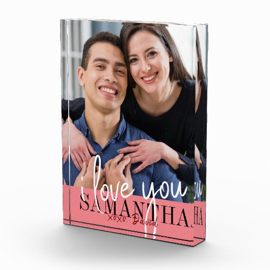 Ik hou van je Valentijnsdag foto (Rechts)