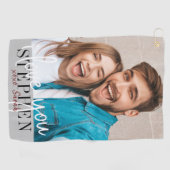 Ik hou van je Valentijnsdag foto Golfhanddoek (Horizontaal)