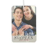 Ik hou van je Valentijnsdag foto Luchtverfrisser (Voorkant)