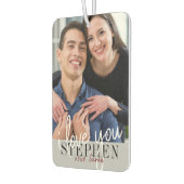 Ik hou van je Valentijnsdag foto Luchtverfrisser (Links)