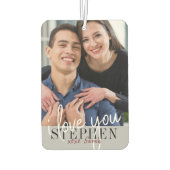 Ik hou van je Valentijnsdag foto Luchtverfrisser (Achterkant)