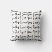 Ik hou van je Valentijnsdag Kussen (Voorkant)