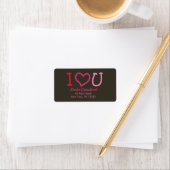 Ik hou van je... Valentijnsdag labels (Insitu)