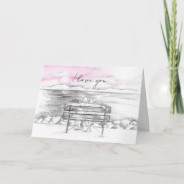 Ik hou van je Valentijnsdag paar meer zeilen Kaart