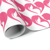 Ik hou van je van het hart. cadeaupapier (Rol Hoek)